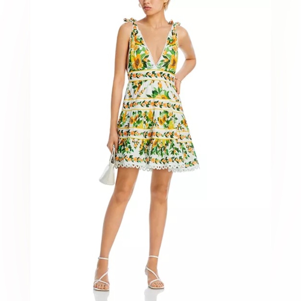 FARM RIO Papaya Salad Tiered Summer Swing Dress - Picture 16 of 16